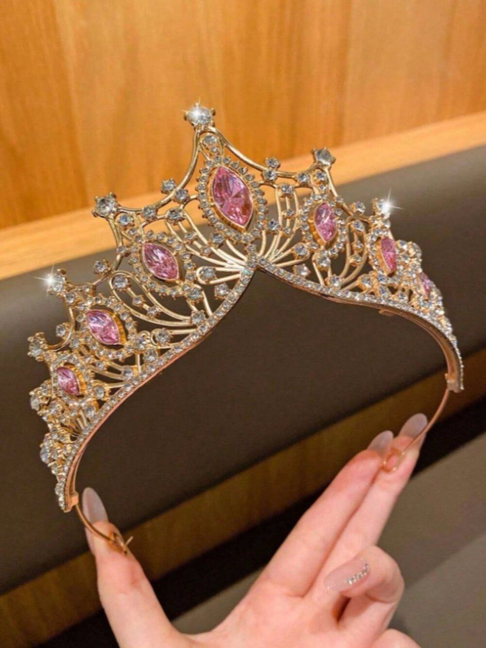 Goddess Crown for Wedding Bride Birthday Princess Bridal Shower Hair Accessories
